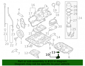 Engine Oil Level Sensor Audi Q7 4L 10-15