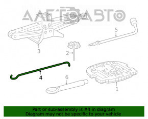 Jack handle Toyota Rav4 13-18
