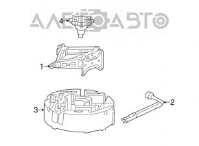 Chevrolet Impala 14-20 Spare Tire Mount