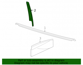Rear left side door trim for Volkswagen ID.4 23-25