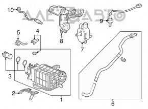 Carbon Canister Absorber Acura ILX 13-19