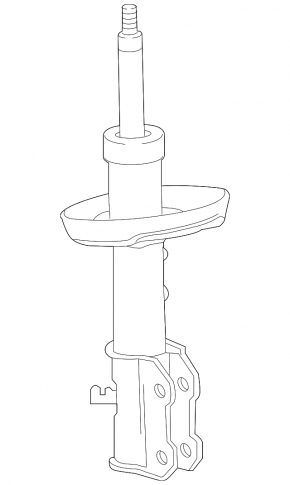 Front left shock absorber Chevrolet Cruze 16-