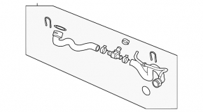 Upper cooling hose VW CC 08-17
