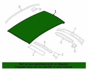 Metal roof for BMW 335i e92 07-13