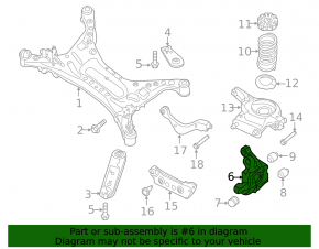 Rear left axle Nissan Maxima A36 16-23