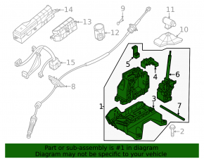 Gearbox shifter Kia Niro 23- HEV