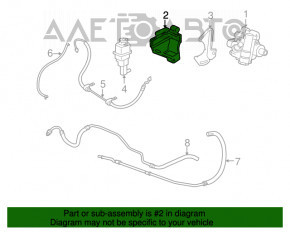 Power Steering Bracket Jeep Compass 11-16 2.4