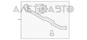 Hood Seal Rear Toyota Highlander 11-13