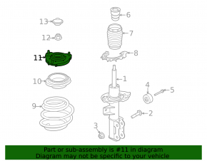 Front left shock absorber support for Kia Sportage 23-26