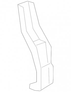 Rear bumper bracket left Subaru XV Crosstrek 13-17