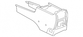 Central console with armrest and cup holders for Toyota Solara 2.4 04-08