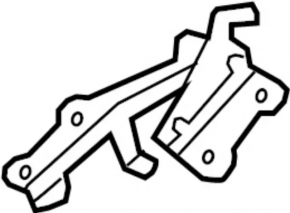 Hood hinge left Infiniti JX35 QX60 13-