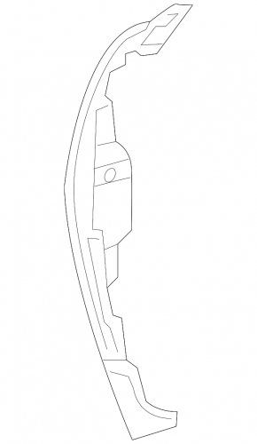 Front left door seal on the end of the Lexus ES250 ES300h ES350 19-26
