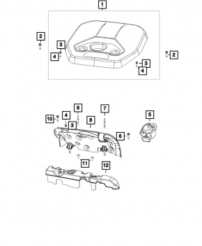 Jeep Grand Cherokee WL 22-25 PHEV Engine Cover