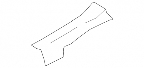 Nissan Rogue Sport 17-22 black rear right door sill plate, scratches