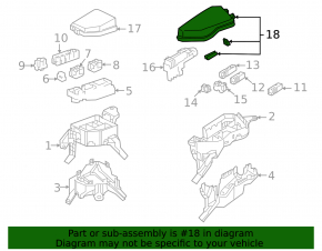 Lexus NX450h+ 22-26 f sport underhood fuse box cover