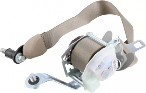 Seat belt 2 row left Nissan Pathfinder 13-20 beige