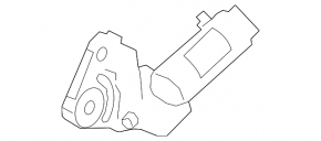 Passenger seat tilt adjustment motor A3 8V 15-20