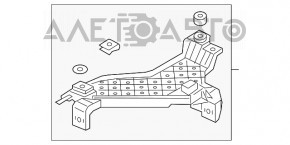 Front left headlight mount Audi Q3 8U 16-18