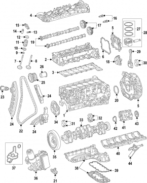 Oil receiver Mercedes W167 GLE 350 450 20-23 3.0h M256