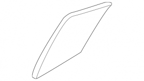 Door glass triangle rear left Mazda 6 13-21