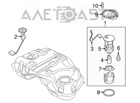 Fuel pump petrol pump Mazda CX-5 13-16 AWD 2.0, 2.5