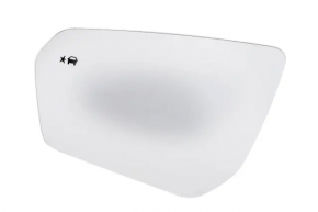 Left mirror element Chevrolet Equinox 18-24 heated, BSM