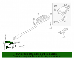 Hyundai Santa FE 21-23 2.5T exhaust pipe
