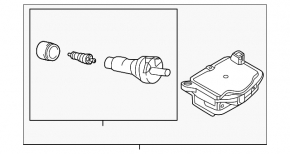 Nissan Altima 19-25 Tire Pressure Sensor
