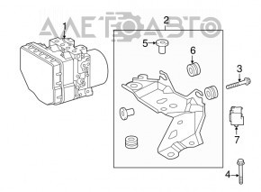 ABS Lexus ES350 13-16