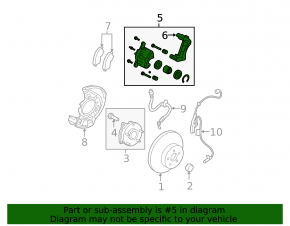 Front right support Toyota Rav4 13-18