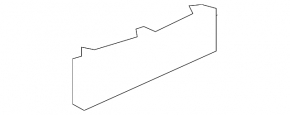 Rear Bumper Absorber Right Lexus LS460 LS600h 07-12