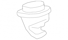 Driver's sun visor hook for Audi Q8 19-25 gray