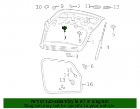 VW Atlas 18-26 trunk lock