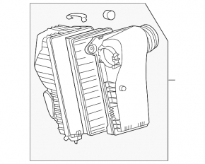 Air filter housing Audi Q7 4L 10-15