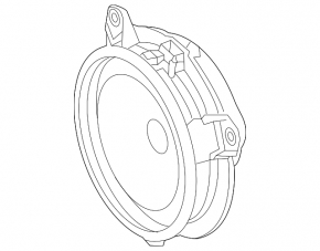 Speaker rear left JBL Toyota Highlander 14-19