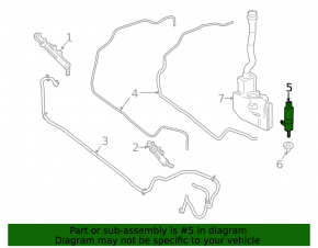 Mercedes W164 ML Headlight Washer Motor
