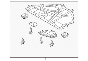 Engine protection Mazda CX-9 16-AWD