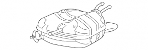 Muffler rear barrel left Honda Accord 18-22 1.5T