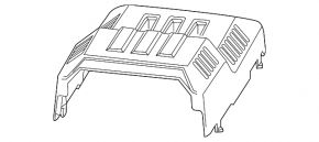ECU Housing Engine Computer Upper Part GMC Terrain 10-17