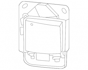 Blind Spot Monitor Block BSM Left Nissan Sentra 20-24