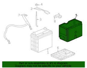 Battery cover Honda Civic XI FE/FL 22-26