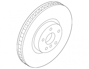 Front left brake disc BMW 7 G11 G12 16-22 395/36mm
