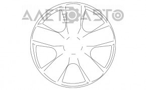 Rear right brake disc Toyota Sienna 11-20