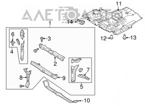 TV panel radiator Subaru Outback 15-19