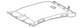 Gray headliner for Toyota Avalon 2005-2006 without sunroof