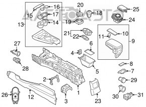 Control unit Controller Touch BMW 3 F30 14-18
