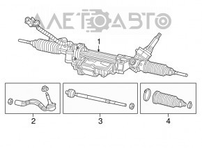 Left steering tip for Dodge Durango 11-26