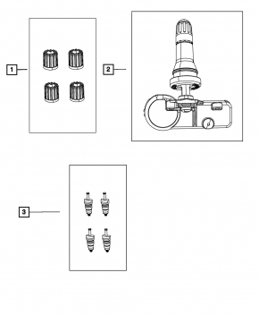 Jeep Compass 23-25 Wheel Pressure Sensor