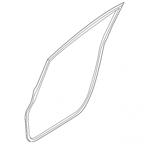 Front left door seal Nissan Leaf 13-17